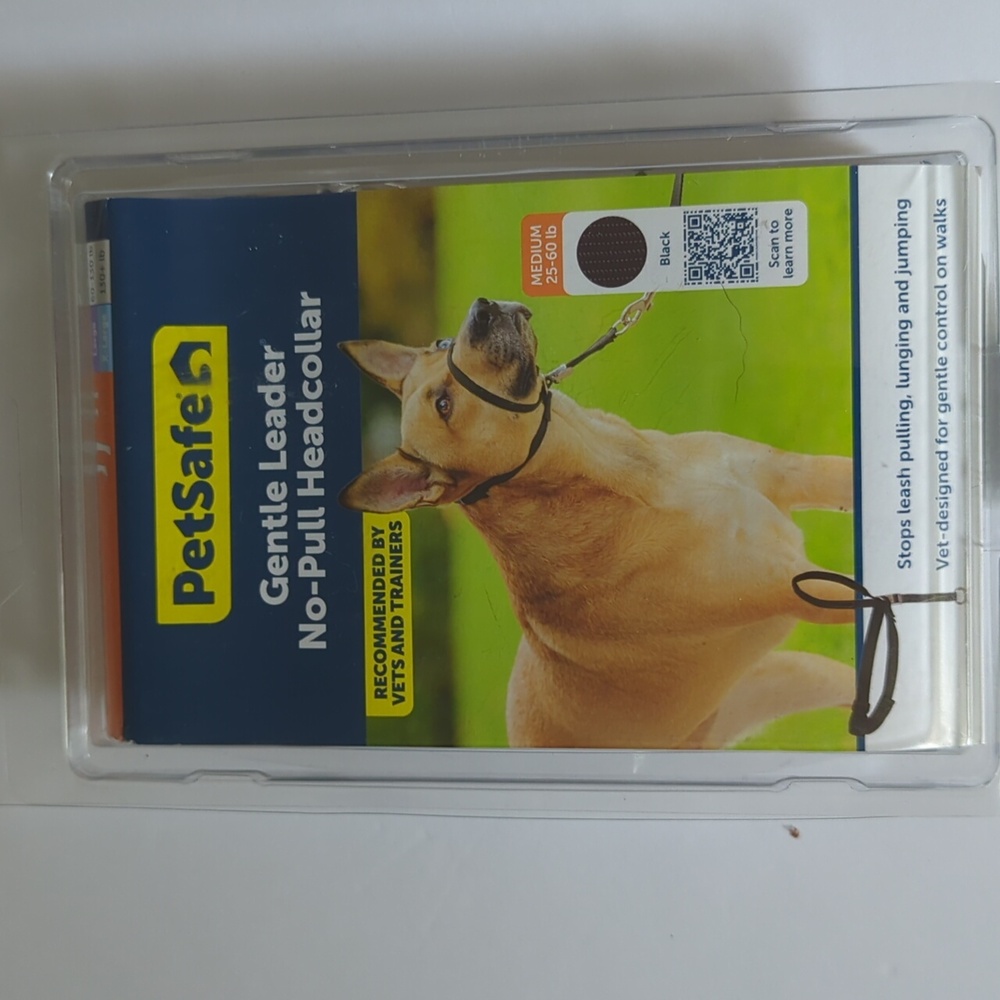 Pet Safe Dog's #1 Gentle Leader Black Size Medium 25 - 60 Lbs
